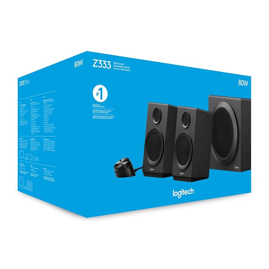 Logitech スピーカー・ウーファー セット ロジクール Z213 COMPACT 2.1 SPEAKER SYSTEM マルチメディア